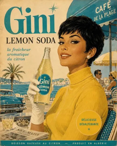 1960s American retro advertising posters