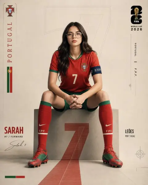 2026 FIFA World Cup Minimalist Sports Poster