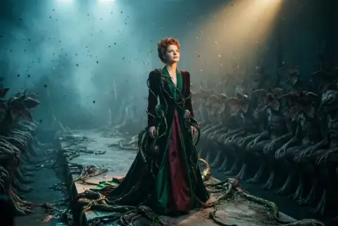 A decadent haute couture fashion show that defies the world