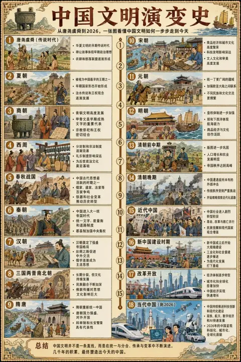 A long history of the evolution of Chinese civilization