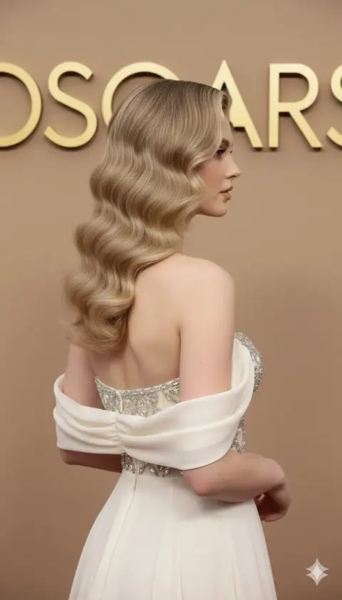 A look back at retro elegance on the Oscars red carpet