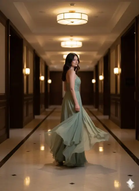 A quiet stroll through the luxurious corridors of haute couture fashion