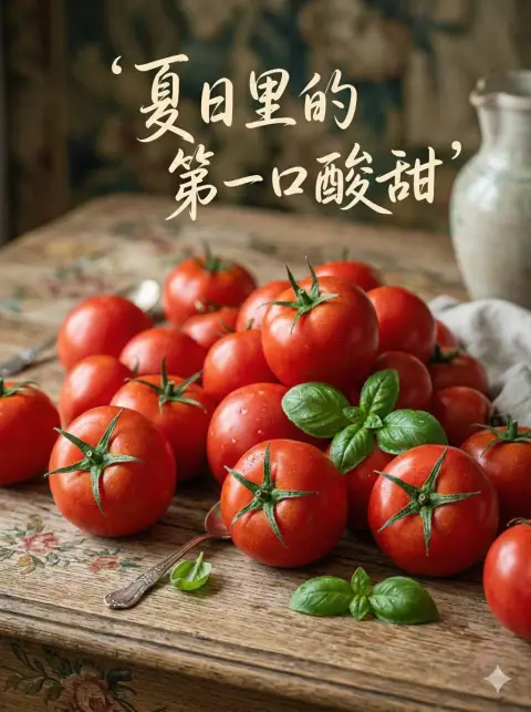 A visual feast for the first bite of sweet and sour food in midsummer
