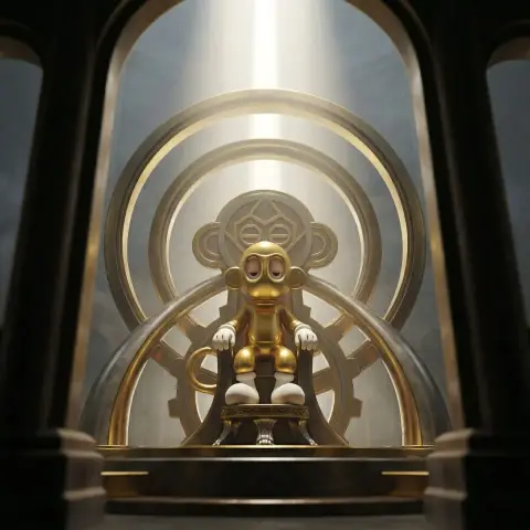 Absolute ruler on the divine throne