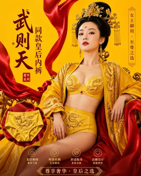 Advertising blockbuster for Wu Zetian's same queen's underwear