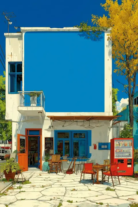 Advertising placement that maintains the original style and texture