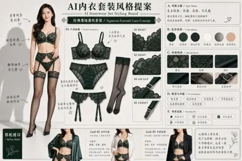AI-assisted underwear set design proposal