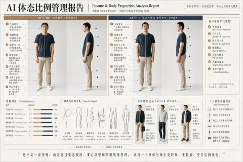 AI body proportion optimization report