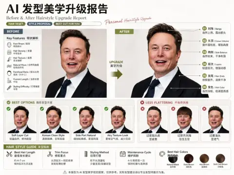 AI facial features aesthetics upgrade reporting requirements