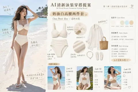 AI swimsuit outfit proposal