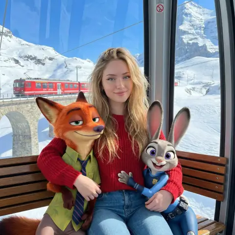 Alpine cable car ride and an interdimensional embrace of Zootopia