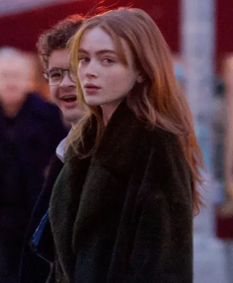 An elegant evening stroll on the streets with a cinematic feel