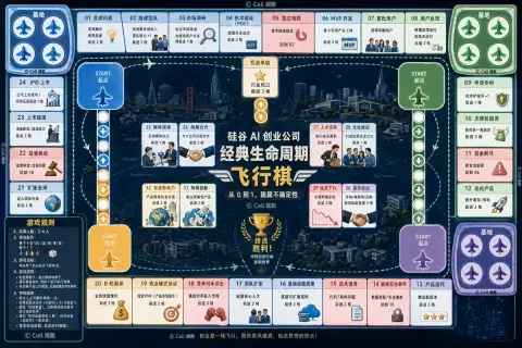 An overview of Silicon Valley AI entrepreneurial flying chess