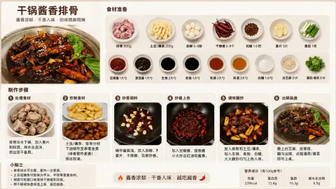 Analysis of dish recipes and picture display
