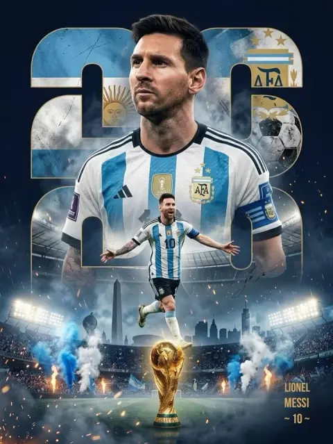 Argentina national football team digital promotional poster
