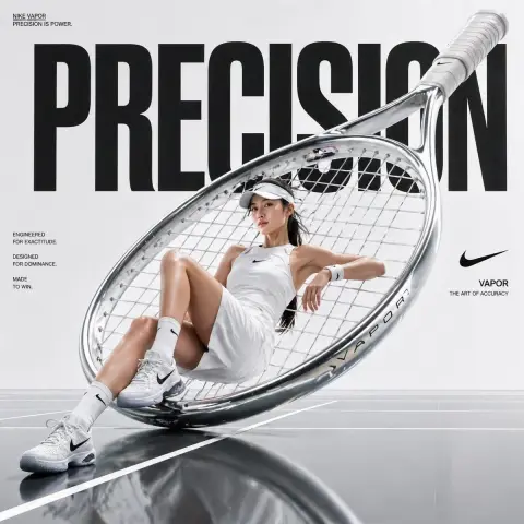 Avant-garde luxury sports fashion blockbuster