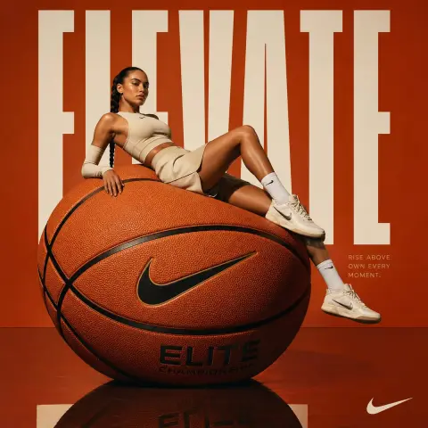 Avant-garde luxury sports fashion blockbuster