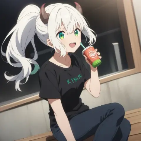 Awaken the drinking moment of exclusive characters