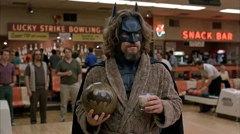 Batman guest appearance in classic comedy movie screenshots