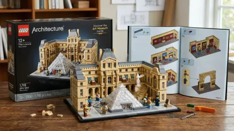 Beautiful LEGO building model set and exquisite packaging box