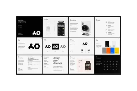 Beautiful multi-page branding kit design