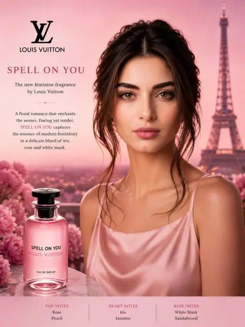 Black Soul Luxury Perfume Paris Night Visual Blockbuster
