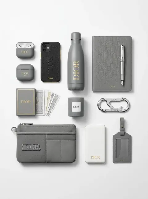 Brand capsule series peripherals on a minimalist white background