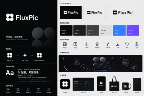 Brand visual design full case display