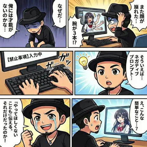 Brilliant full-color Japanese comic style illustrations