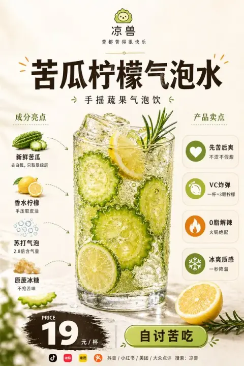 Catering brand commercial promotion posters