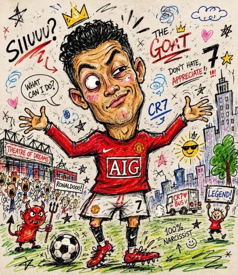Chaotic, funny, ugly and cute marker pen simple drawing illustration