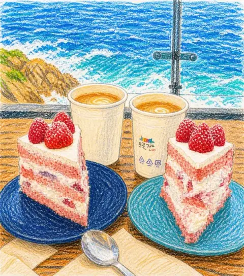 Childlike exaggerated crayon style image enhancement
