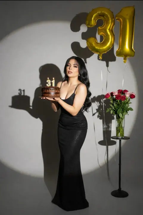 Cinematic Birthday Editorial Portrait