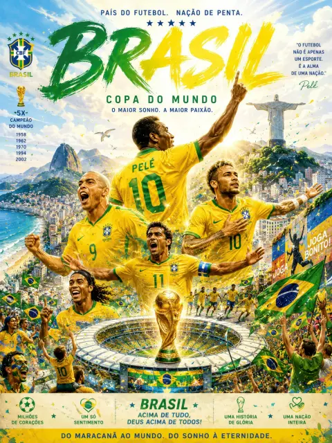 Cinematic national theme sports poster AI prompt words