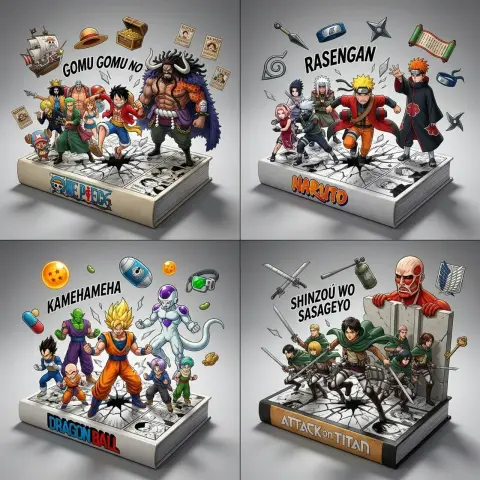 Comic style 3D three-dimensional book scene prompt words