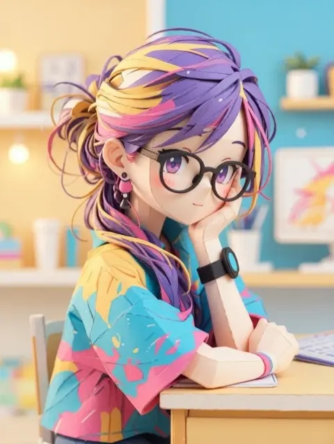Create a dreamy and lovely three-dimensional paper art fairy tale world