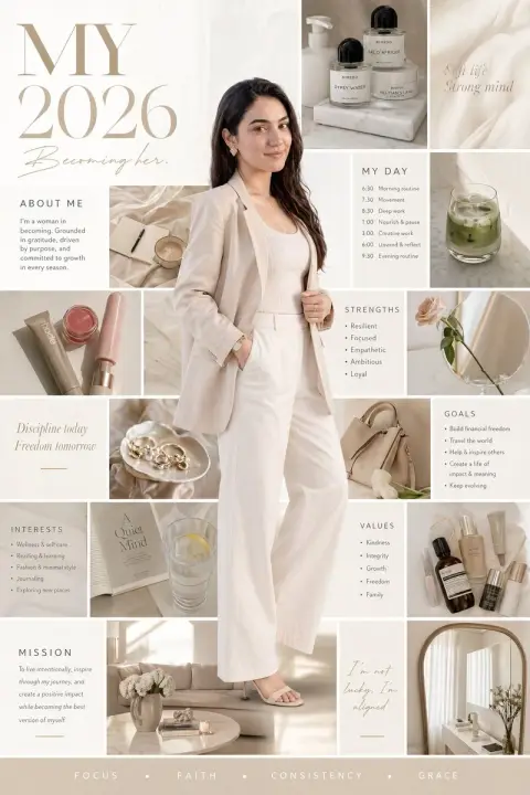 Create your 2026 style of luxury and simplicity