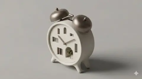 Creative home transformed into miniature isometric building model