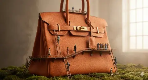 Creative miniature landscape: products transform into magnificent spectacles