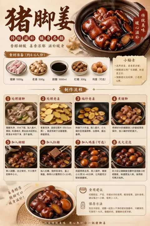Creative posters for making delicious food