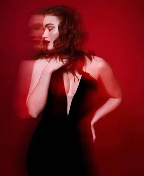 Crimson Phantom: Trailing Haute Couture Fashion Blockbuster