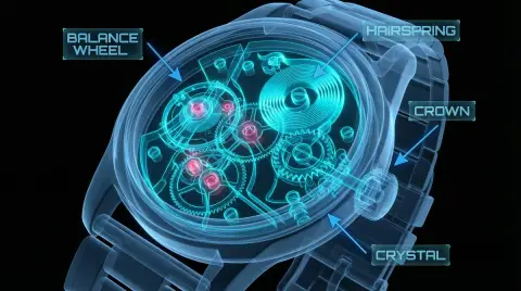 Cyberpunk Neon X-ray Scan
