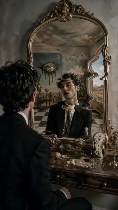 Dali in the mirror