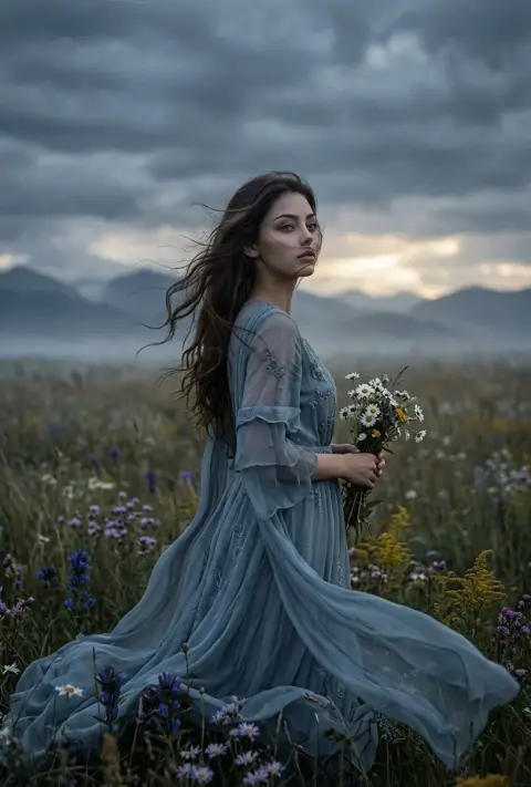 Dark Fantasy Meadow Portrait Netflix Movie Feeling