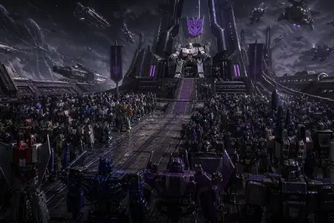 Decepticon alien battleship array diagram