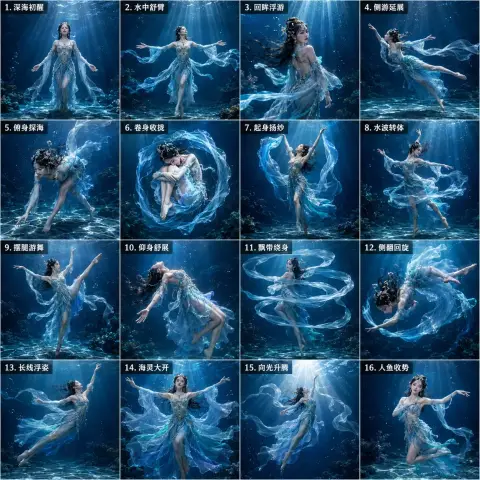 Deep Sea Mermaid Ji Wu 16th Palace Storyboard Storyboard