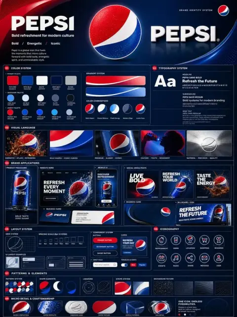 Design professional enrichment brand identity system