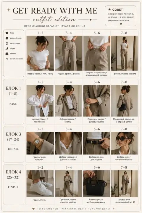 Diary of advanced outfits with minimalist atmosphere