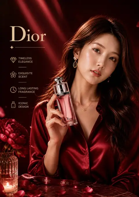 Dior perfume ultra-luxury advertisement