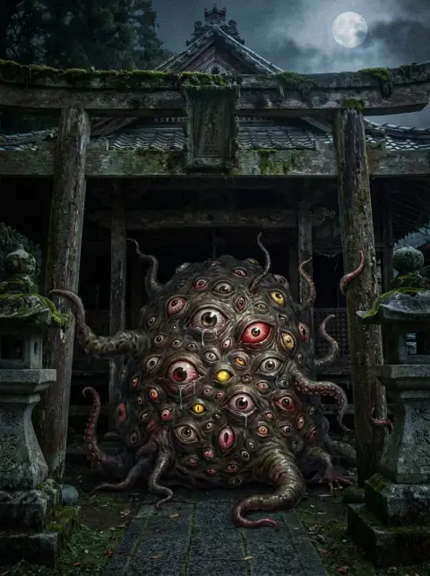 Disgusting multi-eyed monster: is it an ogre or an unknown evil?